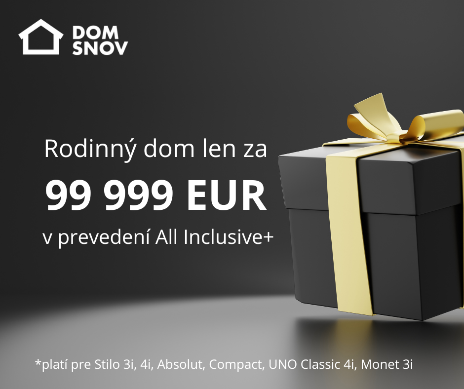 BLACK FRIDAY - všetky rodinné domy len za 99.999 EUR!